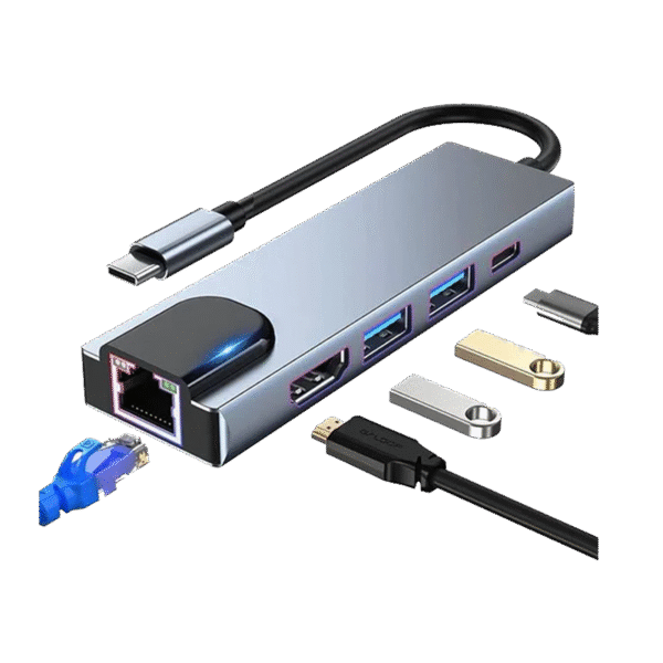 Adaptateur USB-C 5 en 1