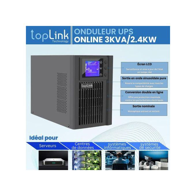 TOP LINK Onduleur On-Line TL-3KVA