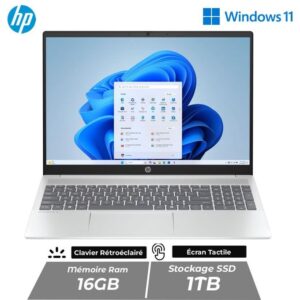 HP OmniBook 5 AI 16-af1017wm – Intel Core Ultra 7, 16GB RAM 1TB SSD, Écran Tactile 16 pouces